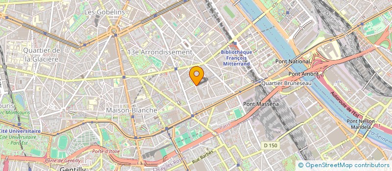 localisation de l'entreprise MADAME RAHIMA TERCHAGUE  PARIS