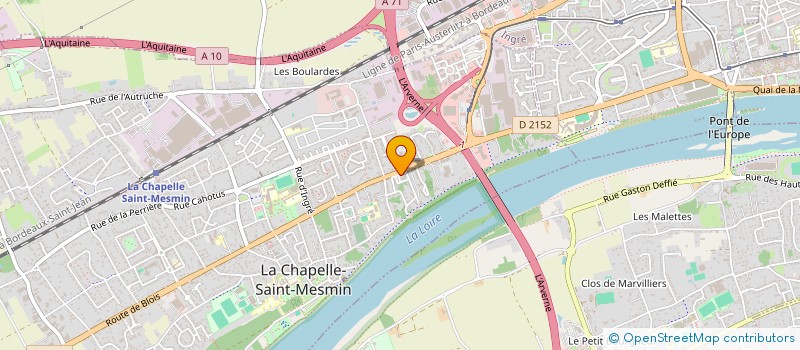 localisation de l'entreprise MADAME RAHIN MUNIR  LA CHAPELLE-SAINT-MESMIN