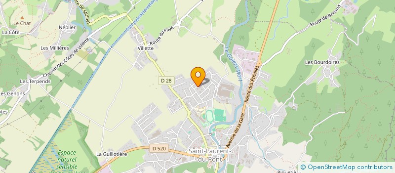 localisation de l'entreprise MADAME RAHIRA RAHMOUNI  SAINT-LAURENT-DU-PONT