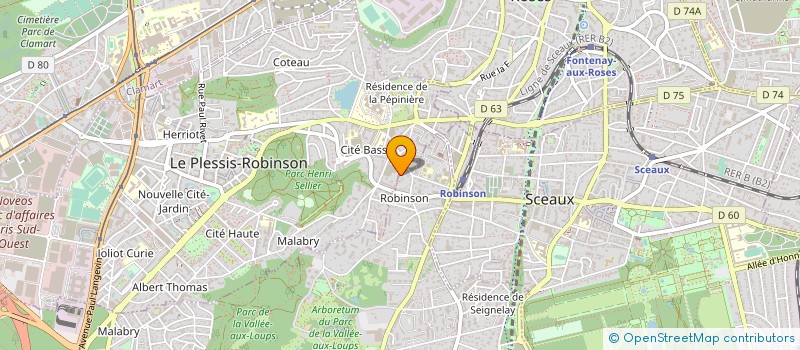 localisation de l'entreprise MADAME RAHITI TAU  CHATENAY-MALABRY