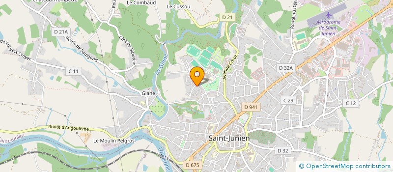 localisation de l'entreprise MADAME RAHMA AAFIR à SAINT JUNIEN