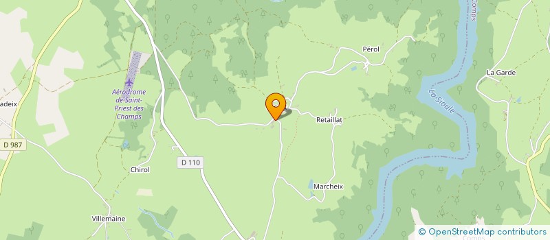 localisation de l'entreprise MADAME RAHMA AMRI  SAINT-PRIEST-DES-CHAMPS