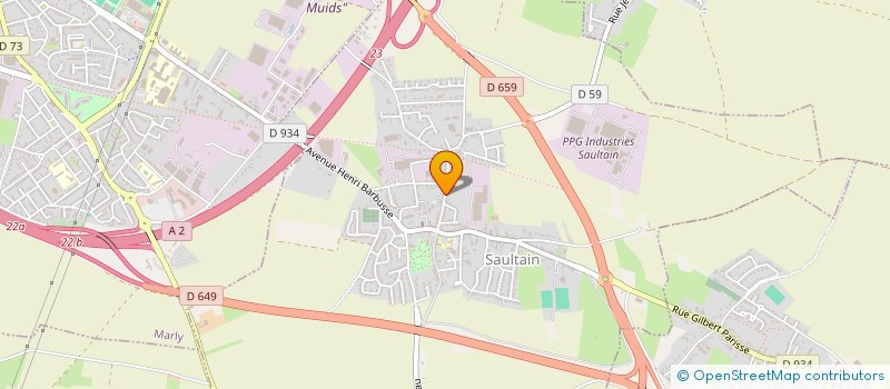 localisation de l'entreprise MADAME RAHMA BAI  SAULTAIN