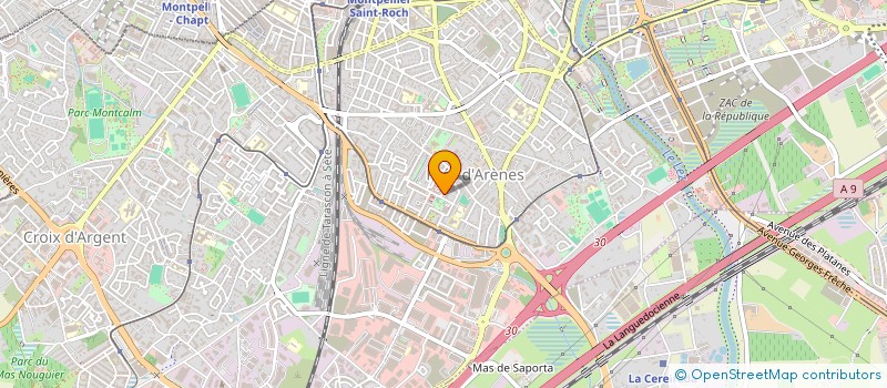 localisation de l'entreprise MADAME RAHMA BEKKAOUI  MONTPELLIER