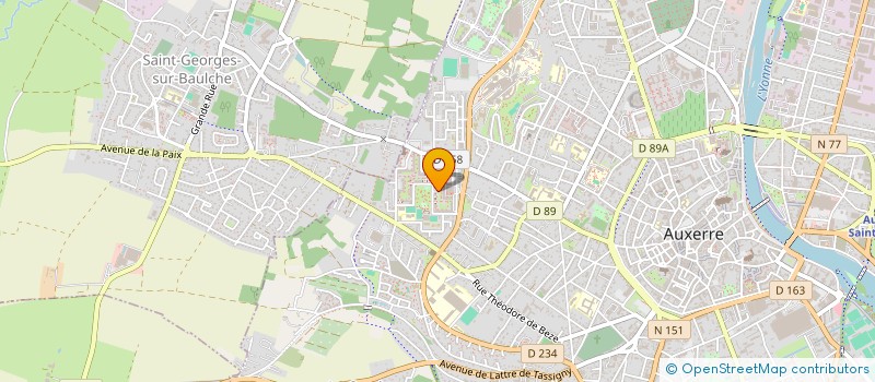 localisation de l'entreprise MADAME RAHMA BEN FREDJ à AUXERRE