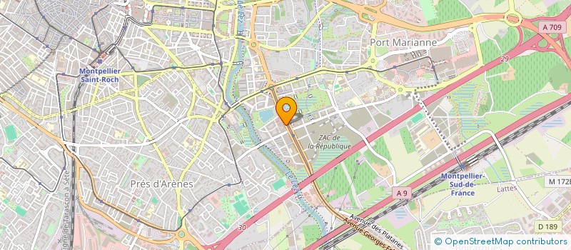 localisation de l'entreprise MADAME RAHMA BEN MOHAMED SALAH à MONTPELLIER