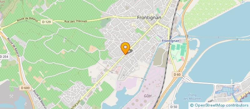 localisation de l'entreprise MADAME RAHMA BEN YEDIR à FRONTIGNAN