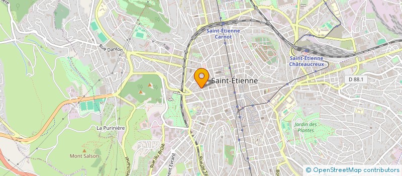 localisation de l'entreprise MADAME RAHMA DALDOUL  SAINT-ETIENNE