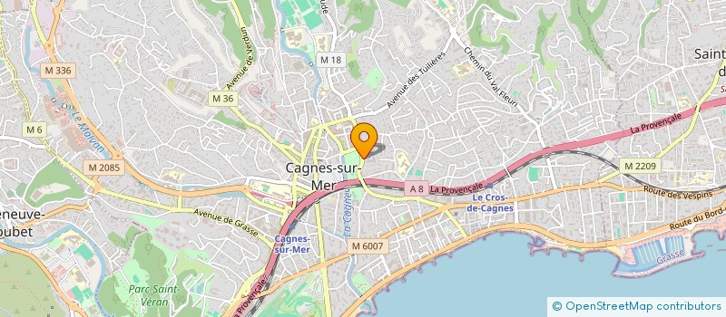 localisation de l'entreprise MADAME RAHMA DHRAIEF à CAGNES-SUR-MER