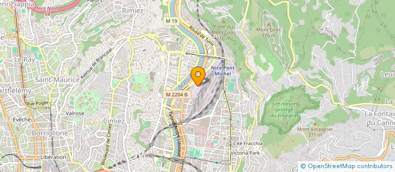 localisation de l'entreprise MADAME RAHMA EL GHARBAOUI à NICE
