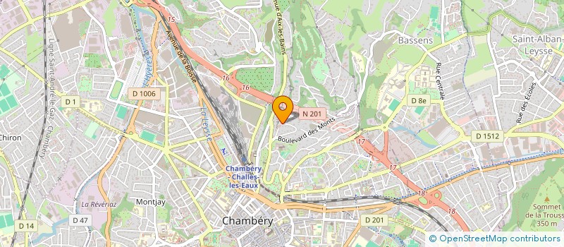 localisation de l'entreprise MADAME RAHMA FAKHFAKH  CHAMBERY