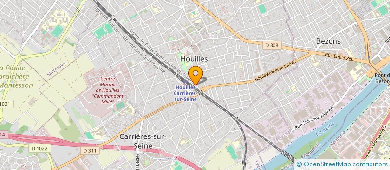 localisation de l'entreprise MADAME RAHMA GARGOURI  HOUILLES