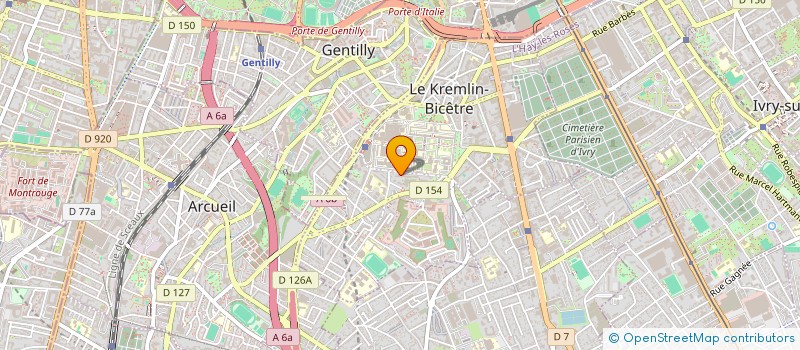 localisation de l'entreprise MADAME RAHMA HASSANI  LE KREMLIN-BICETRE