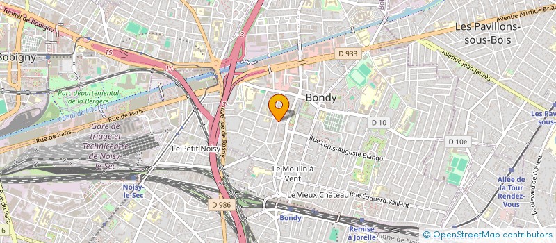 localisation de l'entreprise MADAME RAHMA JADIDI  BONDY