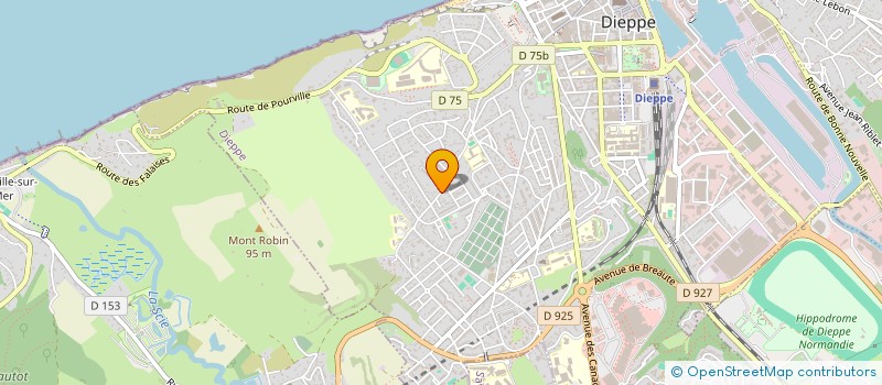 localisation de l'entreprise MADAME RAHMA KACEM  DIEPPE