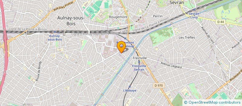 localisation de l'entreprise MADAME RAHMA KHEROUA à SEVRAN