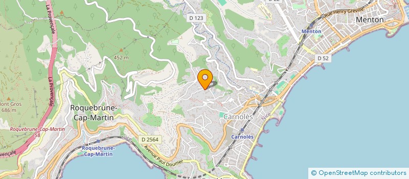 localisation de l'entreprise MADAME RAHMA YOUSSEF DAYA  ROQUEBRUNE-CAP-MARTIN