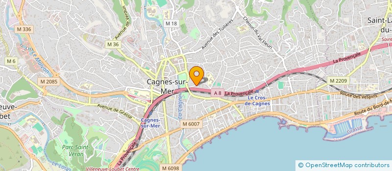 localisation de l'entreprise MADAME RAHMA ZINA à CAGNES-SUR-MER