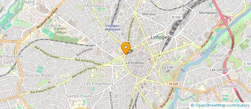 localisation de l'entreprise MADAME RAHMAT SHAH POPAL à LIMOGES
