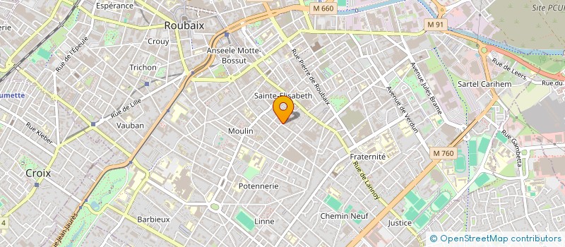 localisation de l'entreprise MADAME RAHMETOU MAGONNE A MOUGNOL  ROUBAIX