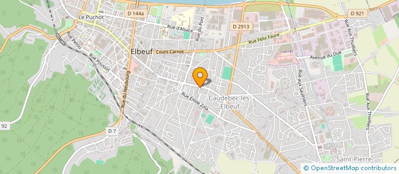 localisation de l'entreprise MADAME RAIANATOU DABO  SAINT-AUBIN-LES-ELBEUF