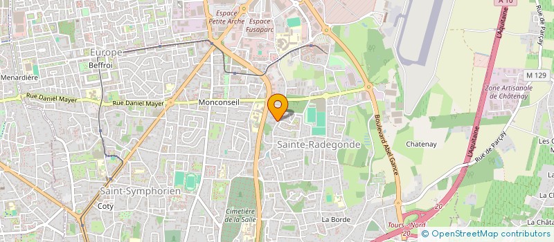 localisation de l'entreprise MADAME RAIKA CARELLE MBANI  TOURS