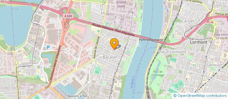 localisation de l'entreprise MADAME RAINA BOURA MIRADJI  BORDEAUX