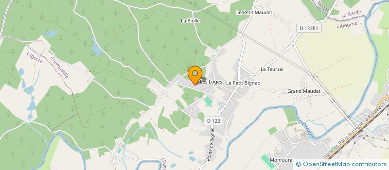 localisation de l'entreprise MADAME RAINA GIRAULT-BAUDRY  CHAMADELLE