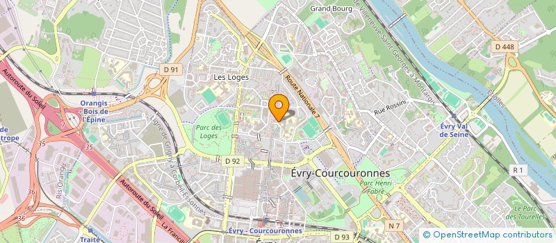 localisation de l'entreprise MADAME RAISSA ALI  EVRY-COURCOURONNES