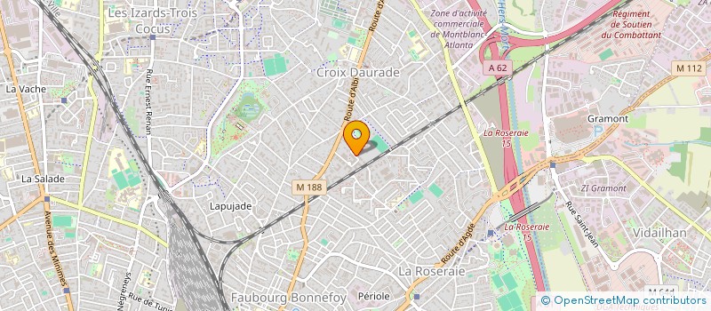 localisation de l'entreprise MADAME RAISSA CAUNEZE à TOULOUSE