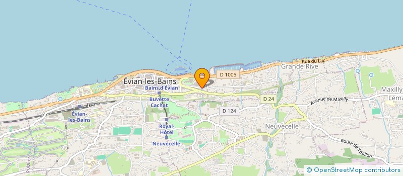 localisation de l'entreprise MADAME RAISSA ESSAME MENDJONGO à EVIAN-LES-BAINS