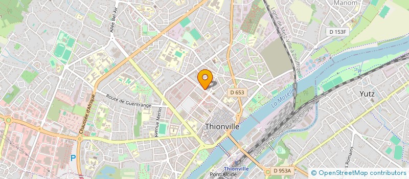 localisation de l'entreprise MADAME RAISSA GERARD ALI  THIONVILLE