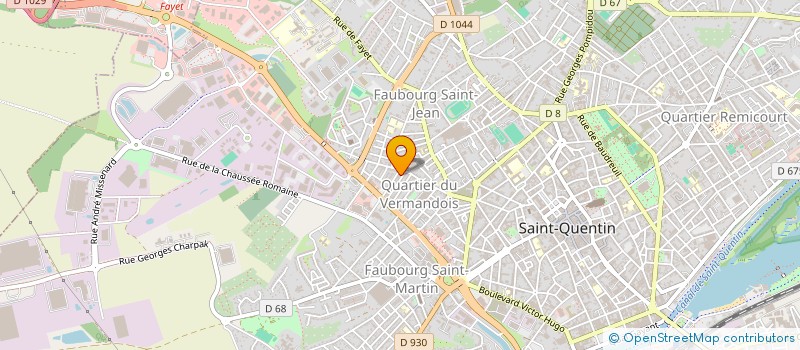 localisation de l'entreprise MADAME RAISSA GOMIS  SAINT-QUENTIN