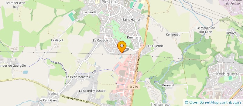 localisation de l'entreprise MADAME RAISSA KAGNALY  PLESCOP