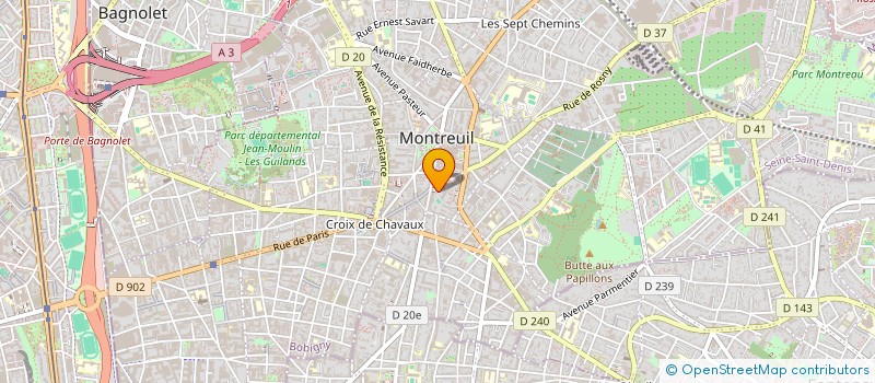 localisation de l'entreprise MADAME RAISSA LELEMBE MACKELA à MONTREUIL