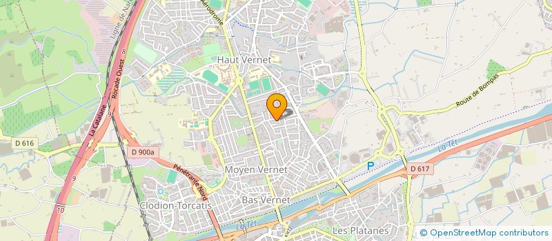 localisation de l'entreprise MADAME RAISSA MAZOQUEL  PERPIGNAN