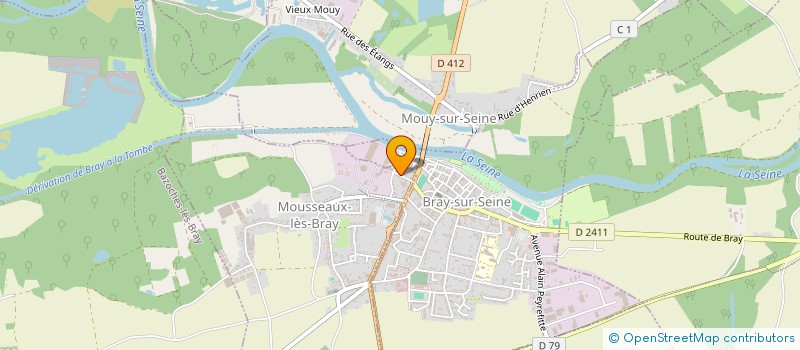 localisation de l'entreprise MADAME RAISSA MOUSTACHE-MAYEKO  MOUSSEAUX-LES-BRAY