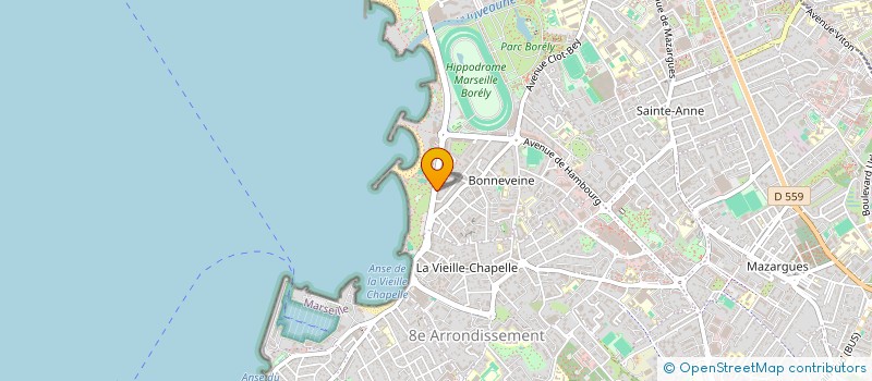 localisation de l'entreprise MADAME RAISSA NAIT-AHMED  MARSEILLE