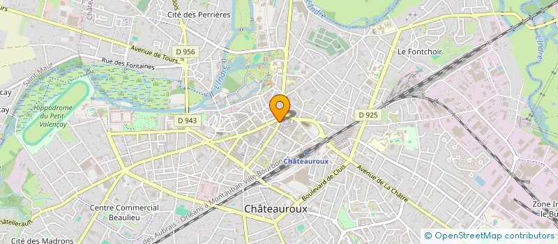 localisation de l'entreprise MADAME RAISSA TATI BATCHI MAFOUKA à CHATEAUROUX