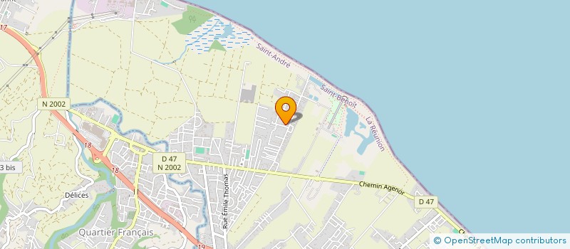 localisation de l'entreprise MADAME RAISSA TICANE-JOULAY  SAINT-ANDRE