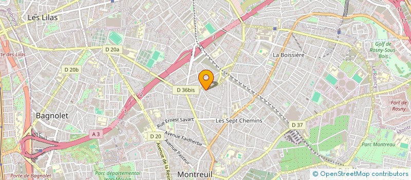 localisation de l'entreprise MADAME RAISSA TOURE à MONTREUIL