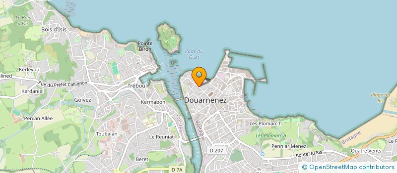 localisation de l'entreprise MADAME RAISSA VOLARIVO à DOUARNENEZ