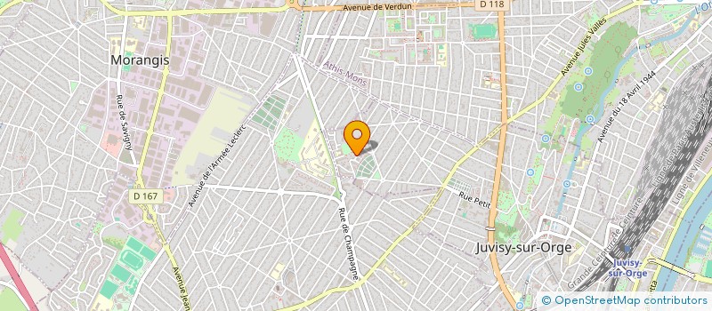 localisation de l'entreprise MADAME RAJA AIT BELKASSEM à JUVISY-SUR-ORGE