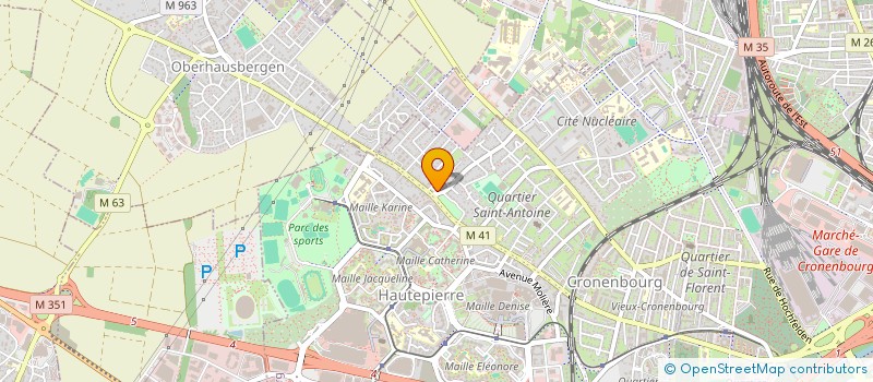 localisation de l'entreprise MADAME RAJA BAROUKY à STRASBOURG