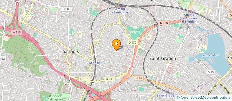 localisation de l'entreprise MADAME RAJA BEN BIJI  SANNOIS