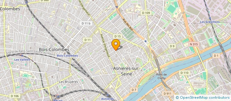 localisation de l'entreprise MADAME RAJA CHEFEG  ASNIERES-SUR-SEINE