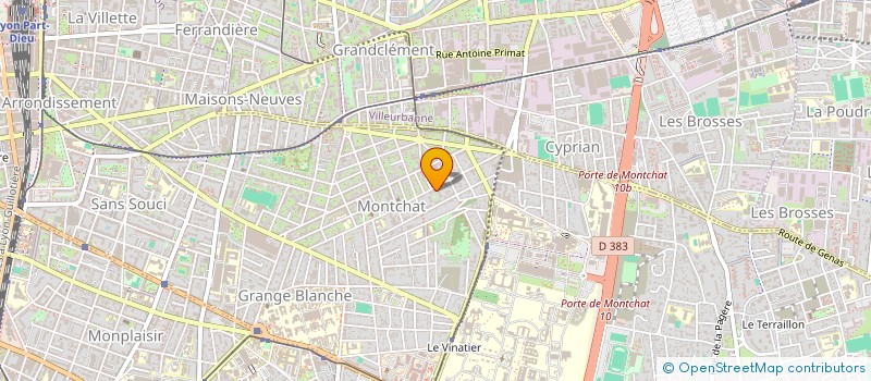 localisation de l'entreprise MADAME RAJA DHARI AOUN à LYON