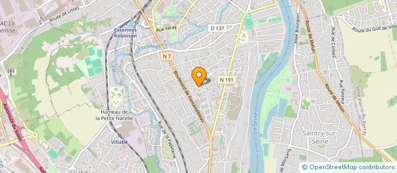 localisation de l'entreprise MADAME RAJA EZZERROUQI à CORBEIL-ESSONNES