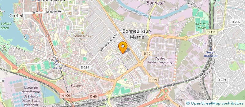 localisation de l'entreprise MADAME RAJA MOUADI  BONNEUIL-SUR-MARNE