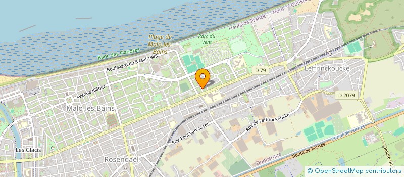 localisation de l'entreprise MADAME RAJA OUHRA à DUNKERQUE